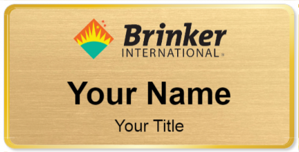 Custom name badges for Brinker International