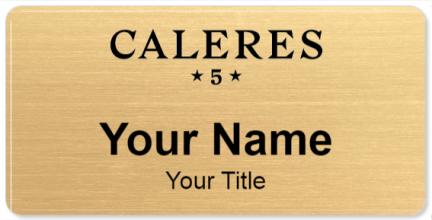 Custom name badges for Caleres