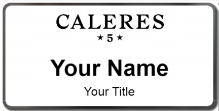 Custom name badges for Caleres