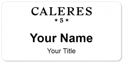 Custom name badges for Caleres