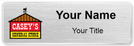 Custom name badges for Caseys General Store