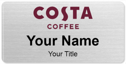 Custom name badges for Costa Coffee