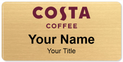 Custom name badges for Costa Coffee