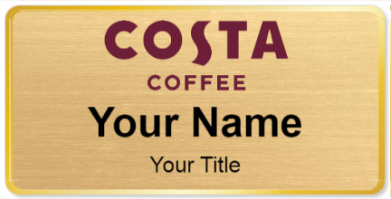 Custom name badges for Costa Coffee