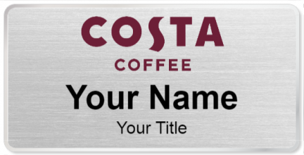 Custom name badges for Costa Coffee