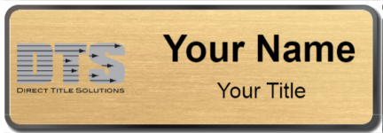 Custom name badges for Direct Title Solutions