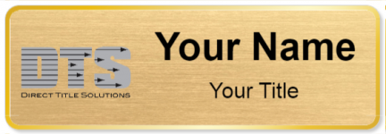 Custom name badges for Direct Title Solutions