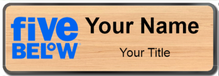 Custom name badges for Five Below