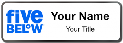 Custom name badges for Five Below