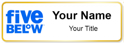 Custom name badges for Five Below