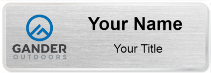 Custom name badges for Gander Outdoors