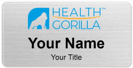 Custom name badges for Health Gorilla