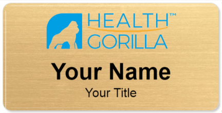 Custom name badges for Health Gorilla