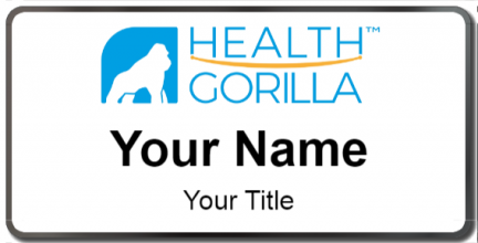 Custom name badges for Health Gorilla