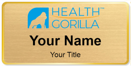 Custom name badges for Health Gorilla