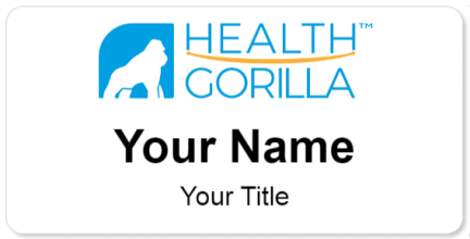 Custom name badges for Health Gorilla