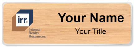 Custom name badges for Integra Realty Resources