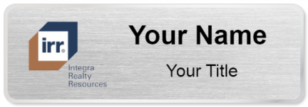 Custom name badges for Integra Realty Resources