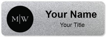 Custom name badges for Mens Warehouse