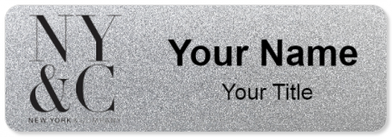 Custom name badges for NY&C