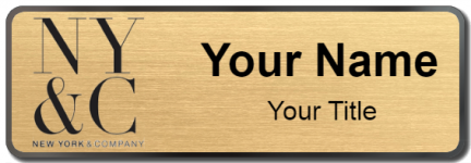 Custom name badges for NY&C