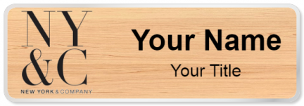 Custom name badges for NY&C