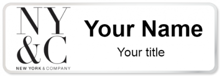 Custom name badges for NY&C