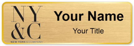 Custom name badges for NY&C