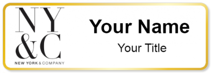 Custom name badges for NY&C