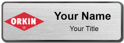 Custom name badges for Orkin Pest Control