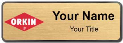 Custom name badges for Orkin Pest Control