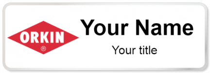 Custom name badges for Orkin Pest Control