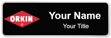 Custom name badges for Orkin Pest Control