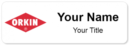 Custom name badges for Orkin Pest Control