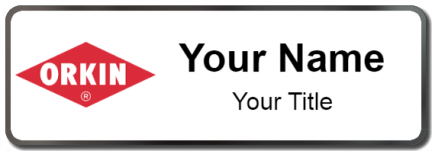 Custom name badges for Orkin Pest Control