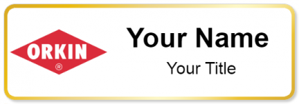 Custom name badges for Orkin Pest Control