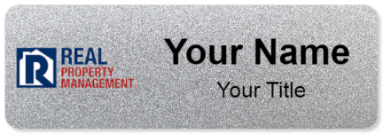 Custom name badges for Real Property Management