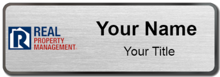 Custom name badges for Real Property Management