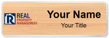Custom name badges for Real Property Management