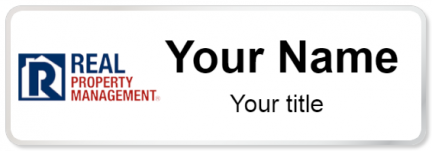 Custom name badges for Real Property Management