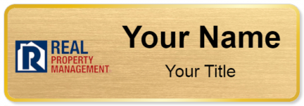 Custom name badges for Real Property Management