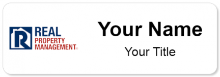 Custom name badges for Real Property Management