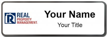 Custom name badges for Real Property Management