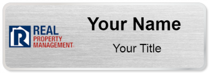 Custom name badges for Real Property Management