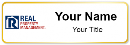 Custom name badges for Real Property Management