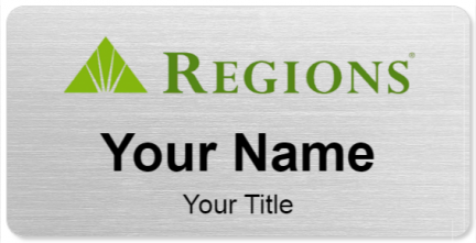 Custom name badges for Regions Bank