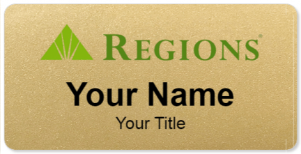 Custom name badges for Regions Bank