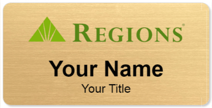 Custom name badges for Regions Bank