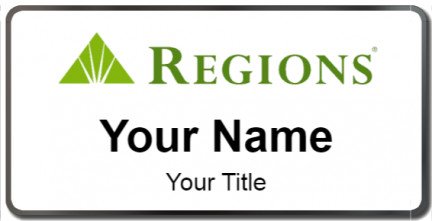 Custom name badges for Regions Bank