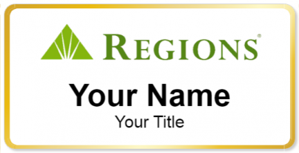 Custom name badges for Regions Bank
